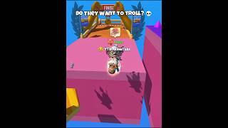 Bro Think Can Troll us  Stumble Guys Troll Clutch Moment 