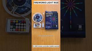 5v USB NELSON FIREWORKS LIGHT RGB remote opera mobile #shortvideo #shorts #viralvi #light #fireworks