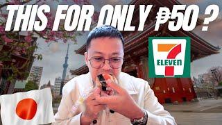 ASAKUSA FOOD SHOPPING CHEAP EATS What to buy in 7-Eleven Convenience Store Tokyo Japan Vlog 2024