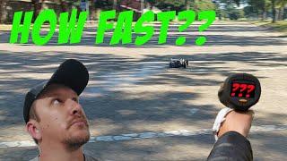 Nitro RC car SPEED run - How fast does it go?