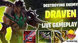 DESTROYING THE ENEMY WITH BUFFED DRAVEN! - Wild Rift HellsDevil Plus Gameplay