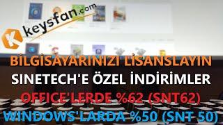 LİSANSSIZ BİLGİSAYAR KALMASIN  KEYSFAN.COM'DA MS OFFICE'LERDE %62 WINDOWS'LARDA %50 İNDİRİM 