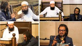 Sahil Adeem with Molana Tariq Jamil at Jamia Al Hasanain