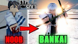 Going From Noob To BANKAI ASSIMILATION Jushiro Ukitake In Type Soul...(Roblox)