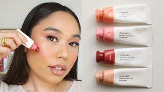 How To Apply Glossier Cloud Paints + Swatches l Sasha Colina