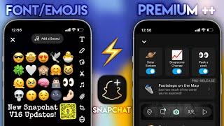 iOS Snapchat v16 On Android Latest Version 2024 | With ios Emojis & Dark Mode | Snapchat Features 