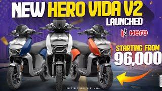 New HERO VIDA V2 Series Launched|| Starts From 96,000/- || Electric Vehicles India