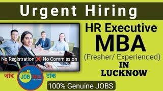 Jobs In LUCKNOW For Freshers Graduates | MBA HR ‎@JobTalkprivate 