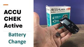 Accu Chek Active battery change set date and time