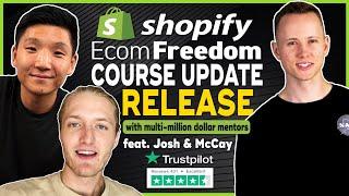 Ecom Freedom Shopify: 2023 Update Release! All New Course + Mentorship For Ecom Success