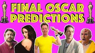 FINAL Oscar Predictions 2025 | All 23 categories