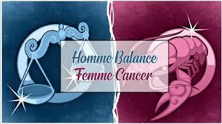 Homme Balance  Femme Cancer  : Compatibilité Amoureuse