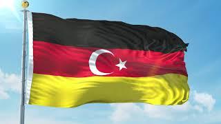 3D Waving Flag of Germanturks (Turks in Germany)