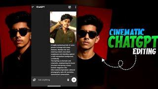 Instagram Trending Reel Editing | Chatgpt Red Background Image Editing tamil | Cinematic Image Edit