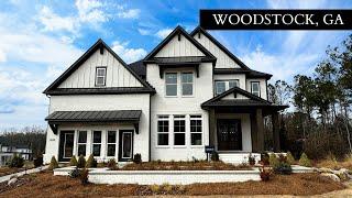 EXCLUSIVE LOOK- MODEL HOME BY TOLL BROTHERS IN WOODSTOCK, GA - 5 bedrooms | 5 bathroooms