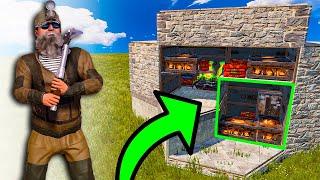RUST - RARE DOUBLE BUNKER ( 2x2 BASE DESIGN )