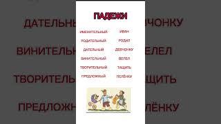 Как просто запомнить названия падежей #падежи#обучение