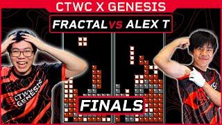 HOW ARE THEY THAT CLOSE!!! | Fractal vs Alex T | CTWC X GENESIS Tetris Regional FINALS