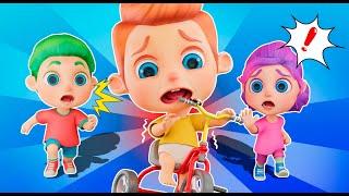 Wheels Go Round - Ride a Bike! | Kids Songs & Nursery Rhymes