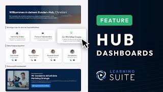 Dashboards in LearningSuite mit dem Hub-Feature (für Mitarbeiter, Coaching und Agentur-Kunden)
