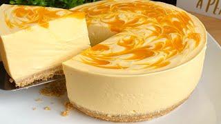 No bake mango cheesecake recipe-تشيزكيك المانجو بدون فرن