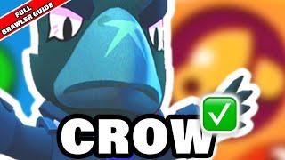 WIN with CROW in Brawl Stars - FULL BRAWLER GUIDE ᴴᴰ