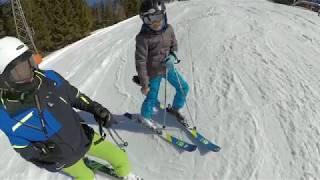 Insta360 Ski Ski: a father and his daughter in Flachau