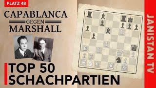 Capablanca vs. Marshall: Der legendäre Marshall-Angriff – New York 1918 - Platz 48