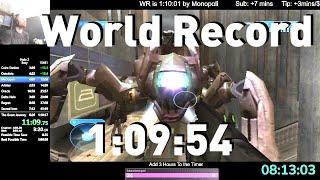 Halo 2 Easy Speedrun World Record - 1:09:54