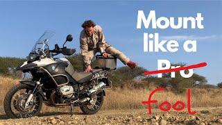 How to Get On and Off a Motorcycle (Like a Horse)