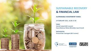 Sustainable Recovery and Financial Law: Sustainable Investment Funds