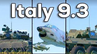 Italy 9.3 Is an Incredible Lineup in War Thunder