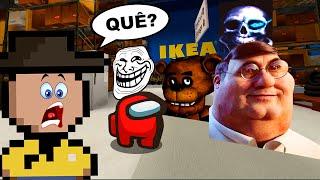 FUJA DOS AMIGOS DO OBUNGA (Roblox Evade)