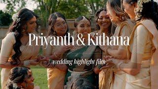 Tamil Wedding Highlight | KIM FILMS | Toronto Wedding | Priyanth & Kithana | Hindu Wedding | 4K