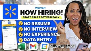 Walmart is Hiring!  | Start ASAP Get Paid Daily | No Interview, No Experience, Walmart Jobs