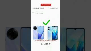 REALME 12x 5G vs VIVO T2X 5G #most #smartphone #new #5gsmarphone #memes