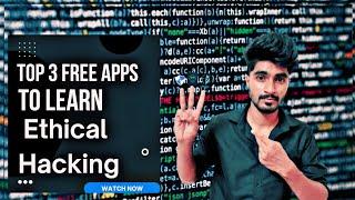 Top 3 Mobile Apps To Learn Ethical Hacking [ Free Certification ]#techinformer #ethicalhacking