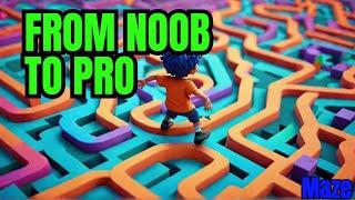 Noob To Pro In Maze Simulator!