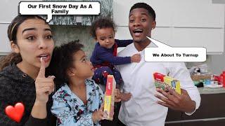 Riss & Quan Our Family Snow Day Of The Year! *So Much Fun* |Vlogmas Day 6