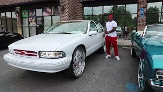 WhipAddict: White 96' Caprice Classic On 28s Beatin Hard, Custom White Interior