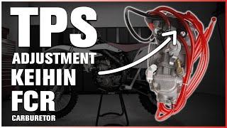 How To Adjust TPS Sensor on Keihin FCR Carburetor