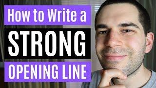 How to Write Your Book's OPENING LINE (3 Easy Steps!)