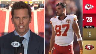 Chiefs are LEGIT threat 3-Peat - Tom Brady on Travis Kelce & KC defense shutdown Purdy & 49ers 28-18