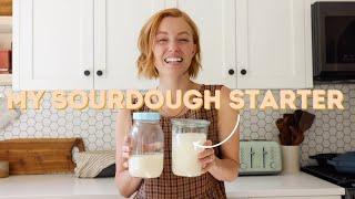 How I "Made" My Sourdough Starter, Feeding, Discard, More...