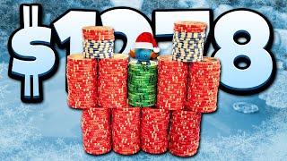 Making PILES OF CASH at Texas $1/2 Low Stakes!! $200/hr! | Wolfmas Poker Day #1