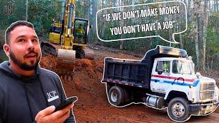 Hauling Dirt All Day for The Wall Job | Is it Time to Fire Them?