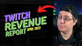 How Much Money I Made on Twitch in April 2023