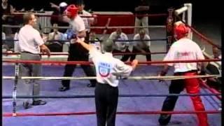 Andrew Cleeves England  vs Gerald Zimmermann Austria 2003 IAKSA World Kickbxong Championships