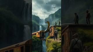 Jungle Adventure: AI-Generated Giant Snake & Abandoned Train