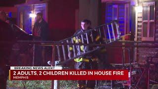 Two adults, 2 children killed in West TN house fire